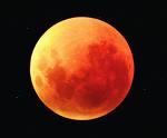 lunar eclipse - I love watching the moon. This is a lunar eclipse.