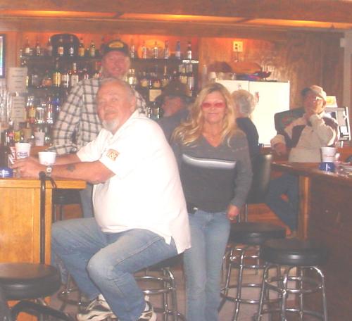 Having a cool one!! - CC at Sandi's benefit having a cool one and a good time..It's early yet...