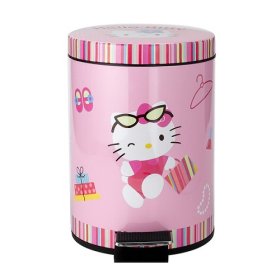 Hello Kitty WasteBasket - BrokenTia's question about what to get for neice's graduation, theme is Hello Kitty.
