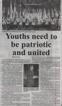 Youth to be united - Youth to be united and patriotic