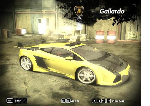 mw - my another Lambhorghini gallardo of most wanted