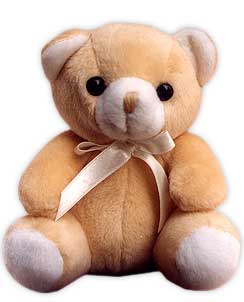 Beary - my favorite character now is bears.... i love bear... it's huggable... i have one bear stuffed toy. i named it mhon-mhon...