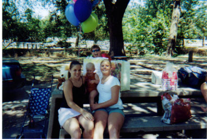 At the park - This was taken in the summer of 2004 at a local park. We actually had a b-day party. :)