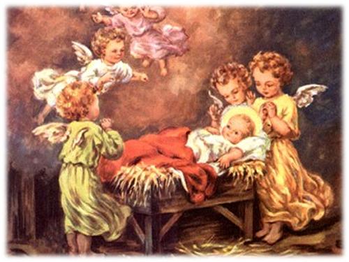 Christmas - Angels rejoicing the Christ birth