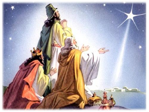 Three Kings - The three Kings marching to see the new born christ.