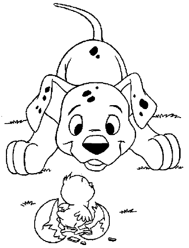 101 Dalmations - 101 Dalmations 4 colouring for kids !!