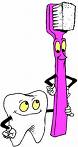 brush - always brush twice a day. it will keep ur teeth healthy