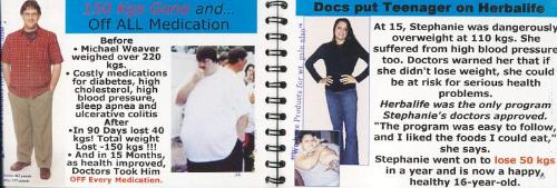 desired results - The testimonial reflects 150 kgs weight losss in 15 months besides other biological challenges encountered by the individual, and a 15yrs old girl getting weight loss results upto 50 kgs!!