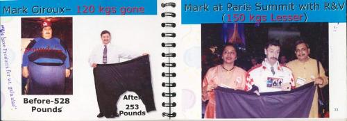 150 kgs  - yet another weight loss of 150kgs
