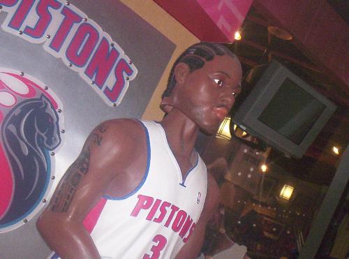 Pistons Life Size Bobble Head - A life size bobble head of Ben Wallace.