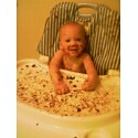 #1 birthday - My daughters first birthday. she loved her cake can't you tell.....lol it was freakin everywhere but she had a good time so i didn't care ot clean up the mess.