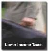 Lower income taxes........ - Lower income taxes