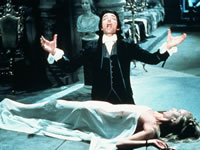 The twins of evil. - a scene from the twins of evil.
