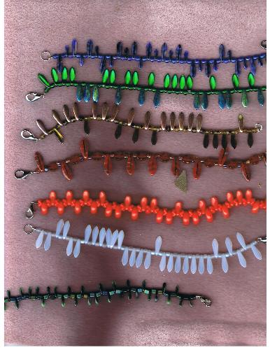 Bracelets - These are some of the bracelets I've made.