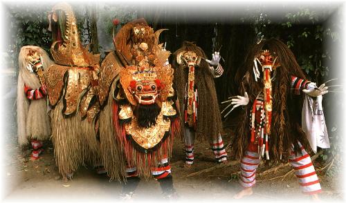 Barong dance in bali - This is a piece of bali traditional dance