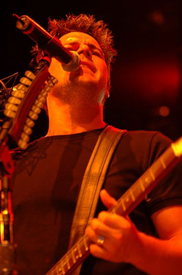 Nickelback - Nickelback, the guitarist of the band performing.