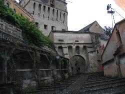 Sighisoara Citadel - This is a road in Sighisoara citadel, the birth place of Vlad Tepes, also known as Dracula.