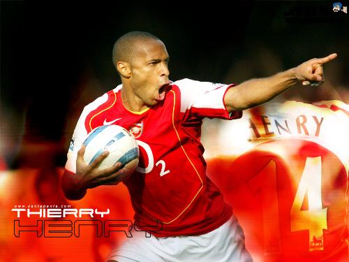 Thierry Henry - he according to me is the best striker in the world