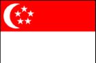 Singapore flag - Here's what the Singapore flag looks like.