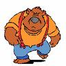 this is my new photo - this is the big bad bear that owns this lot!