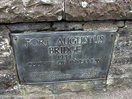 Fort Augustus Bridge - A visit to Inverness.
