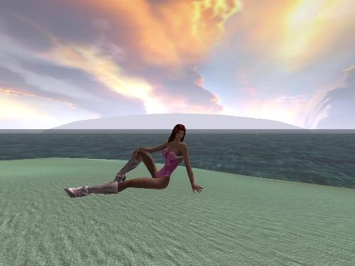 nature - this is a nice view of one of the beaches in entropia universe..  http://entropiauniverse.com