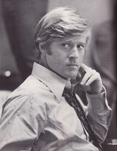 Robert Redford - Black and White image of Robert Redford from when he was around 30.