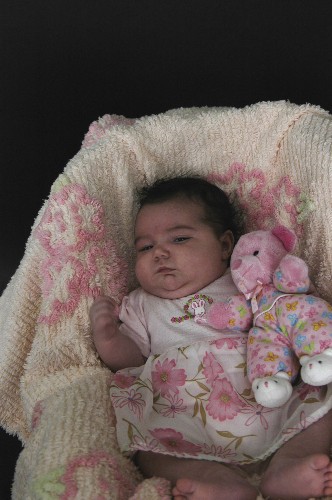 had kids - My daughter posing for her first photo shoot.