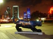 A jaguar in downtown Jacksonville - I live in Jacksonville, Florida, and apparently team spirit is contagious, as these jaguars are all over town, and each is different.