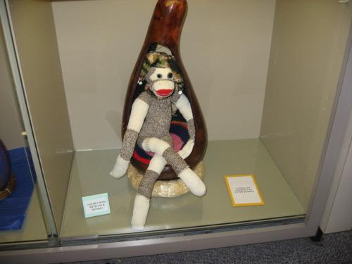 Gourd Art Display - Buena Park Public Library March and April 2007.