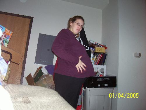 Prego Belly! - This was early 2006 when I was pregnant with Lilly.