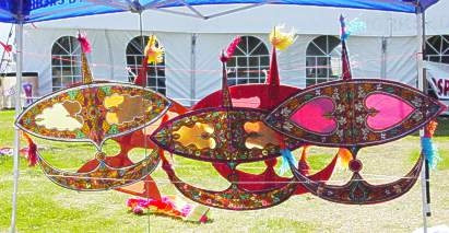 WAU BULAN - Malaysian traditional kite - We always play kite. This one is special because its only can be found at the east of malaysia like Kelantan, terengganu and Pahang