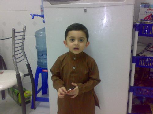 my nephew in action - in one more action