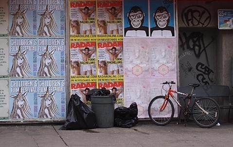 Ads on wall - Info are found everywhere. Even on the walls of a block, there ads providing promotional info.