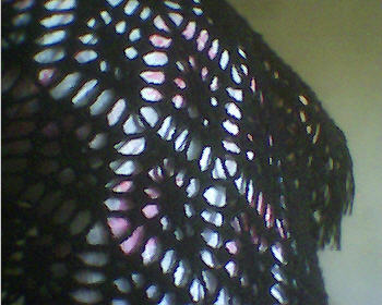 shawl - triangular crochet shawl