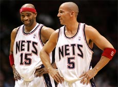 vince carter and jason kidd - vince carter with jason kidd