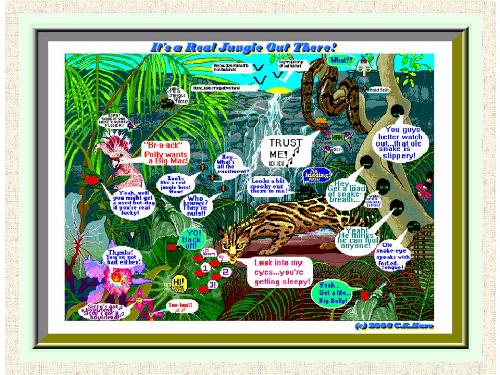 It's a Jungle Out There! - 'Gigglebrain' bitmap doodler.