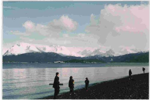 Homer Beach, Alaska - This is a picture of Homer Beach in the Kenai Mountains taken in 1999.