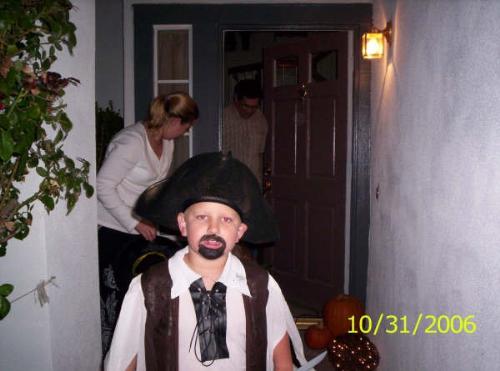 Captain Jack - My son at Halloween