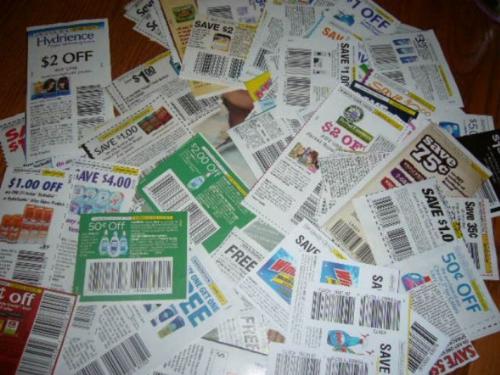 lots of coupons! - i have taken pics of coupons, mostly since I put them on ebay.