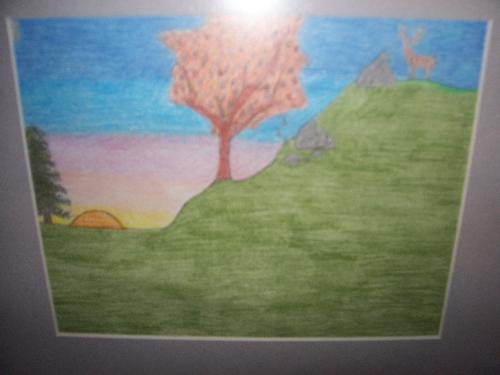 My Granddaughters Picture - I think that anyone with any talent in art should do all they can to succed ...