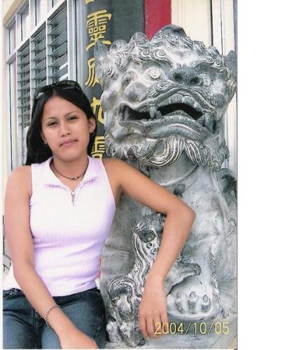 the dragon girl - this was taken last October 5, 2004 at the Cebu Taoist Temple in Beverly Hills, Lahug, Cebu City.