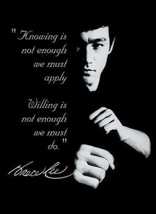 Speedy - This is the picture of Bruce Lee , the best fighter in a whole world.