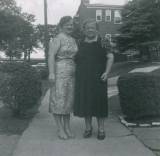 family - My Great Aunt Helen and Great Aunt Tillie taken in the 1940's. These are my Polish relatives on my mother's side.