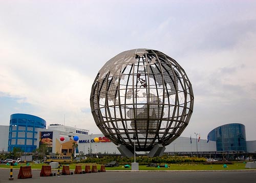 The Mall of Asia - Philippines - Skeletal Globe from the Mall of Asia Philippines