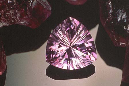 my birthstone - amethyst - Its color is as unique as it is seductive, though in fact this gemstone of all gemstones is said to protect its wearer against seduction.