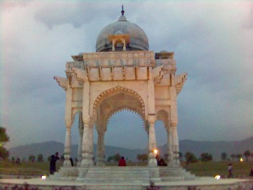 beauty of pakistan - smart little structure, built in phatma jinnah park, Islamabad.