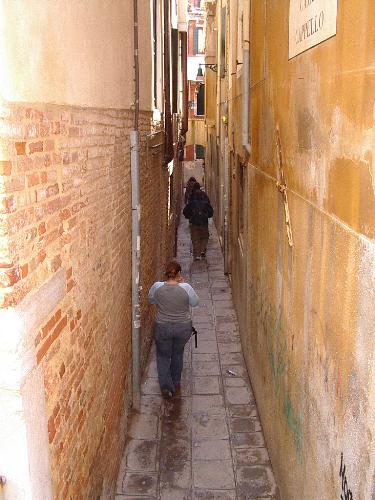 Venice - A picture I took of a narrow back street in Venice.