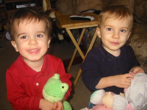 Hunter and Jacob - 2nd birthday