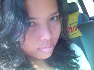 juz showin' up my curls - new curls....then juz doin nothin' wyl being mobile in the car....